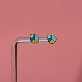 Color Block Peace & Blossoms - Blue - Petite Posts