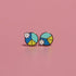 Color Block Peace & Blossoms - Blue - Petite Posts