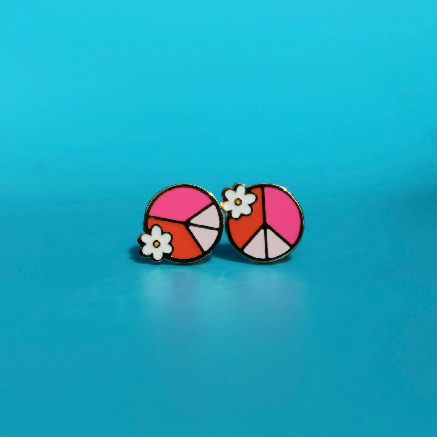 Color Block Peace & Blossoms - Pink - Petite Posts