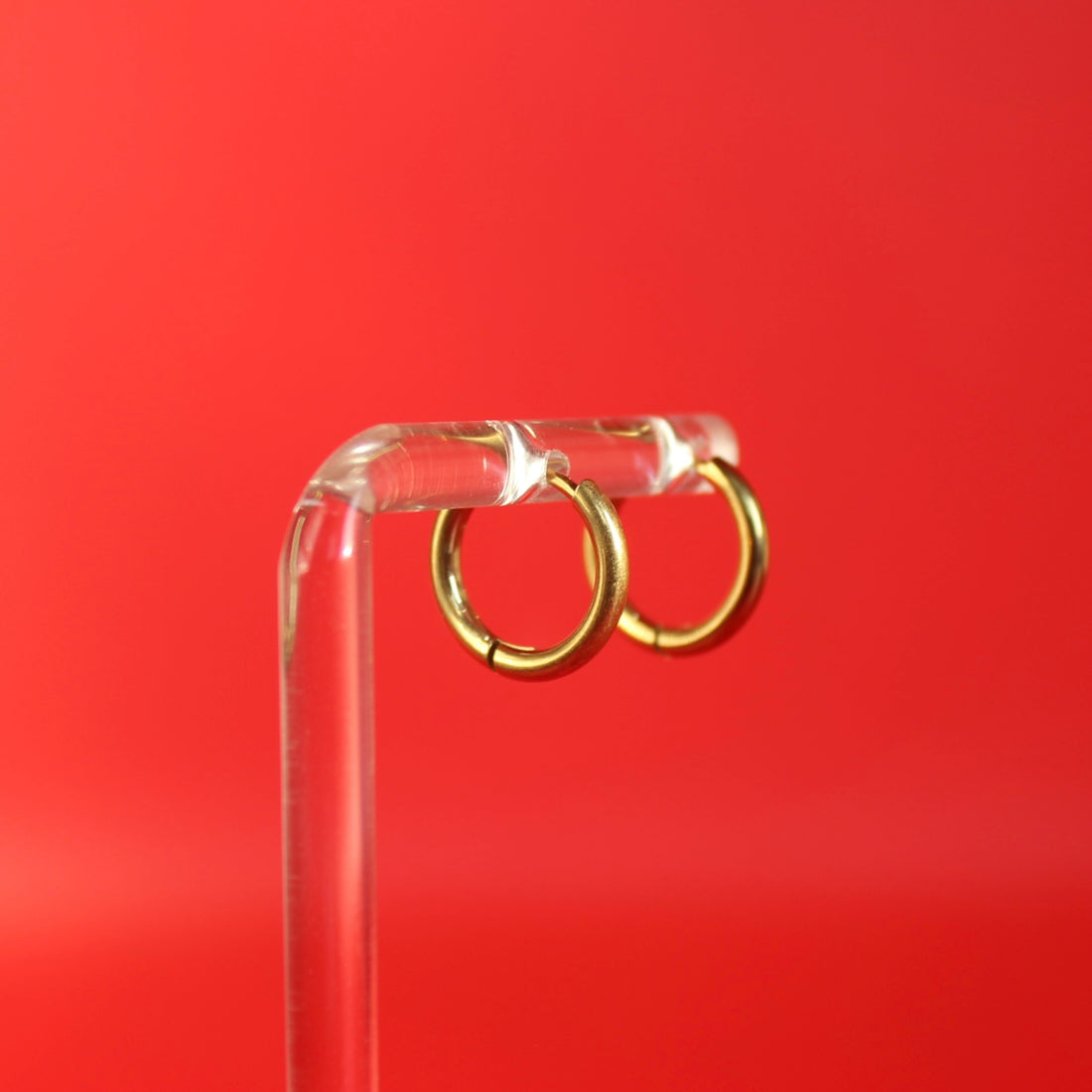 Gold Huggie Hoops